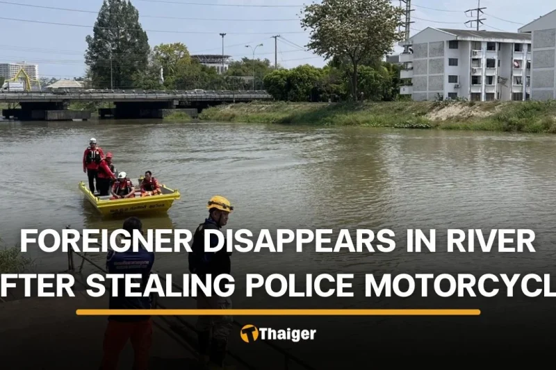 Foreigner disappears in Chiang Mai river after motorcycle theft