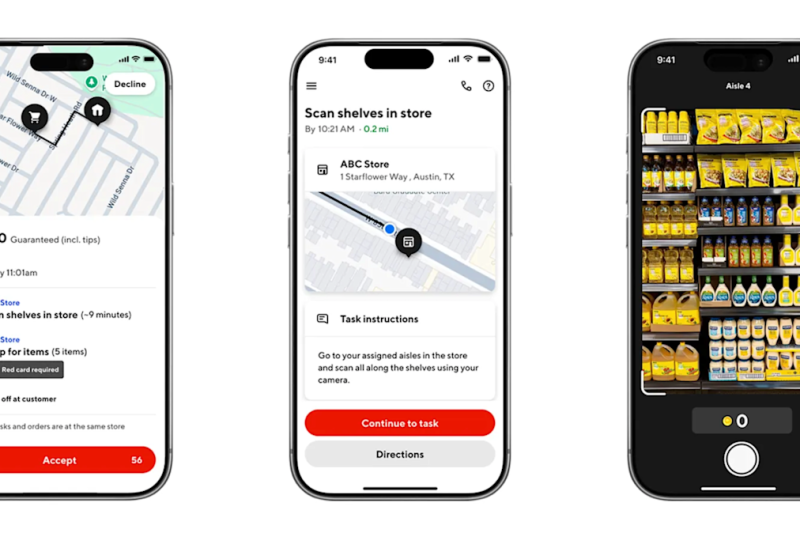DoorDash will start paying gig workers for creating content to train AI models
