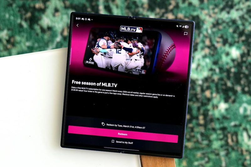 T-Mobile customers have a week to sign up for a free year of MLB.TV