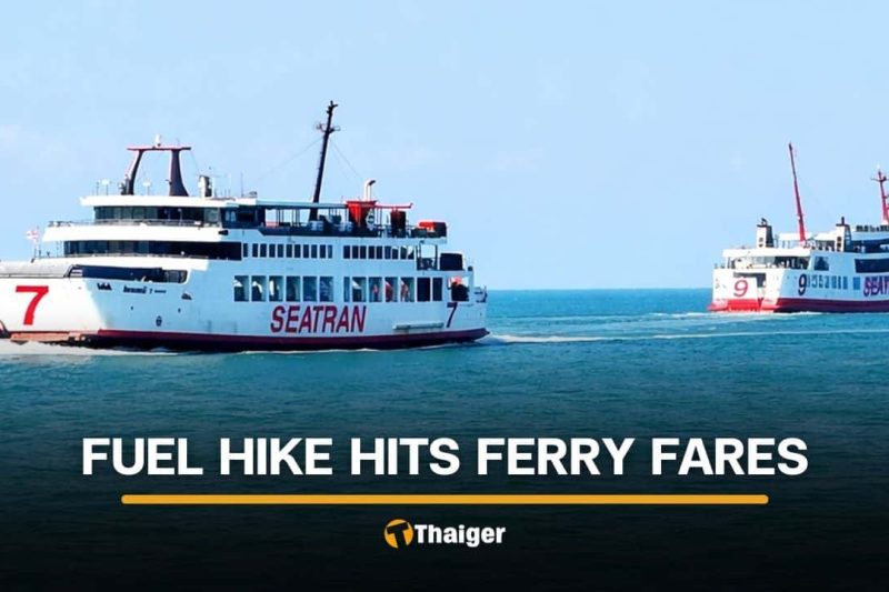Koh Samui and Koh Pha Ngan ferry fares increase by 30 baht