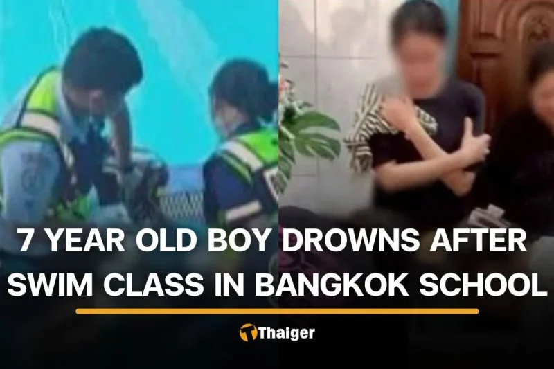 7 year old Thai boy drowns after swim class in Bangkok school