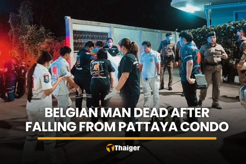 Belgian man found dead after fall from eight-storey Pattaya condo