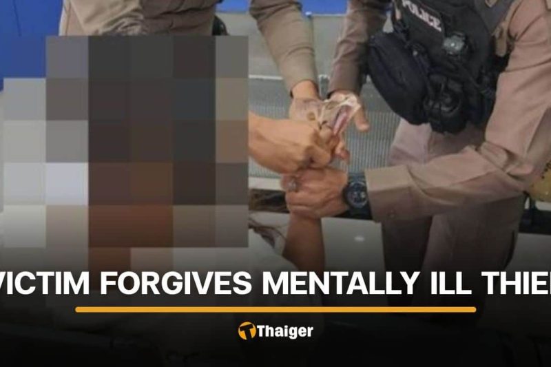 Buriram victim forgives cash snatcher after learning of her hardship