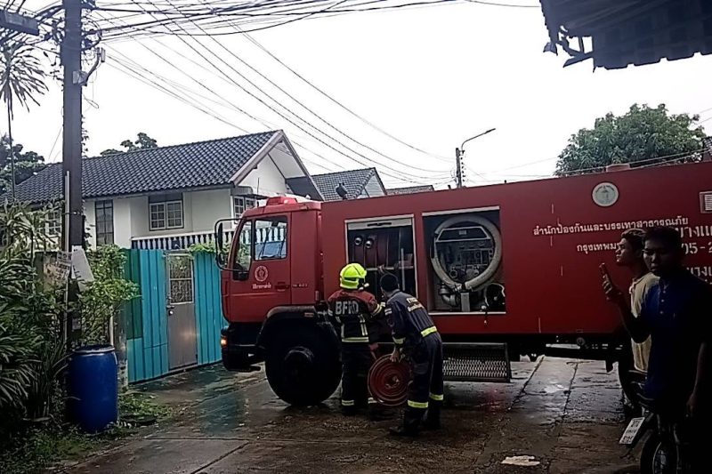 Gas Explosion Damages Homes in Pathum Thani