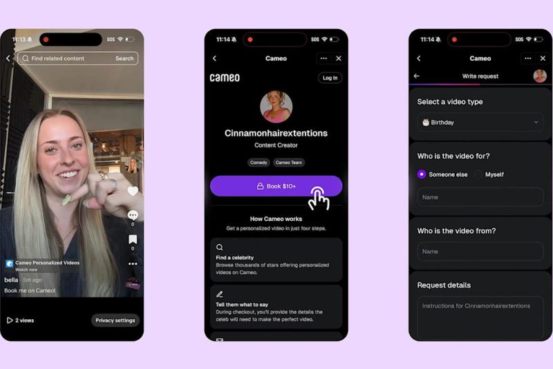 TikTok adds in-app Cameo integration for creators